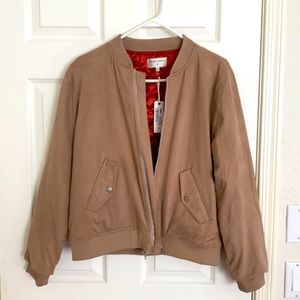 NWT suede type finish jacket with soft lining!